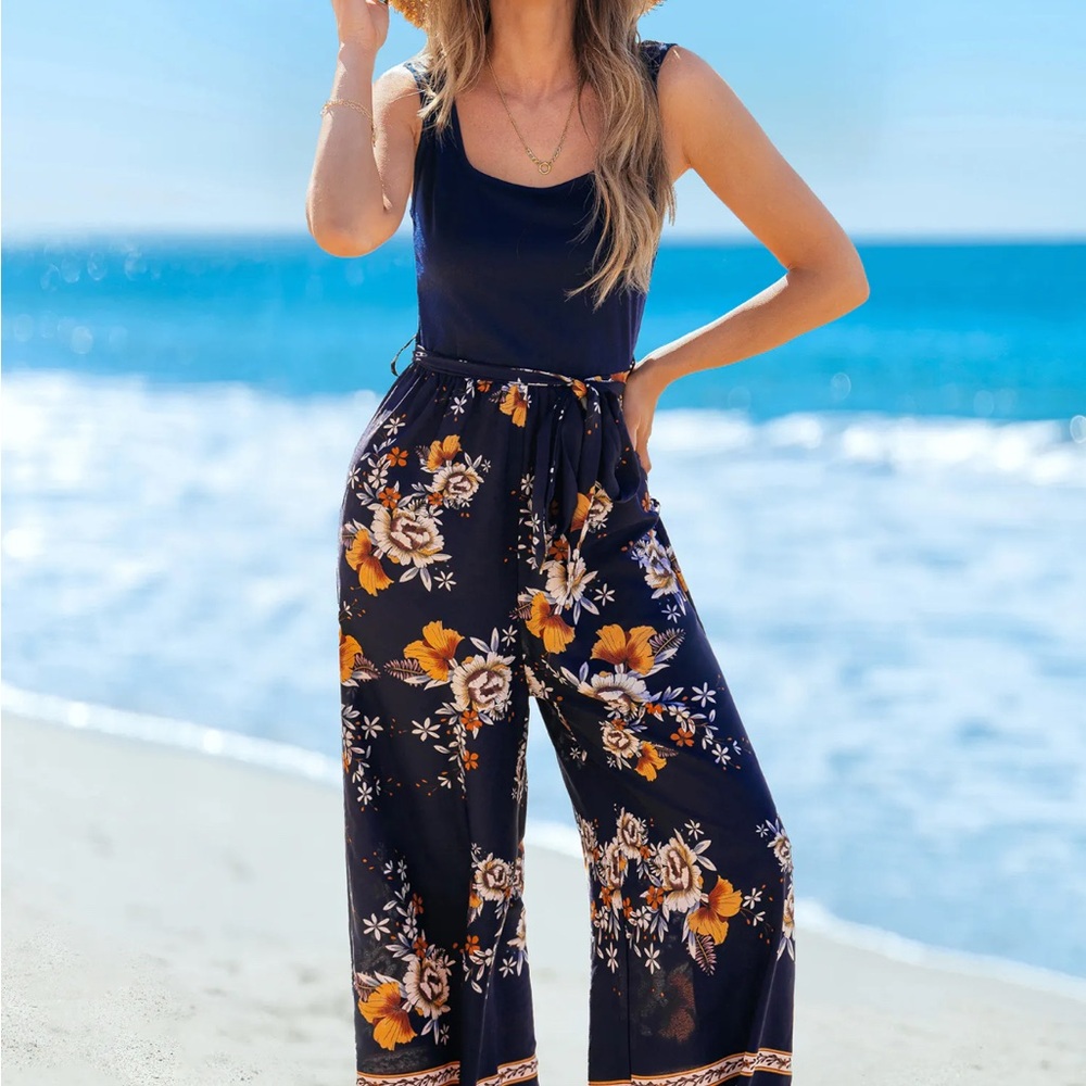 Cupshe Dried Bouquet Jumpsuit